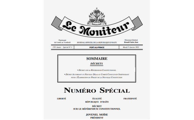 Décret sur le referendum constitutionnel : l’Exécutif propose un cadre légal avant de lancer le processus
